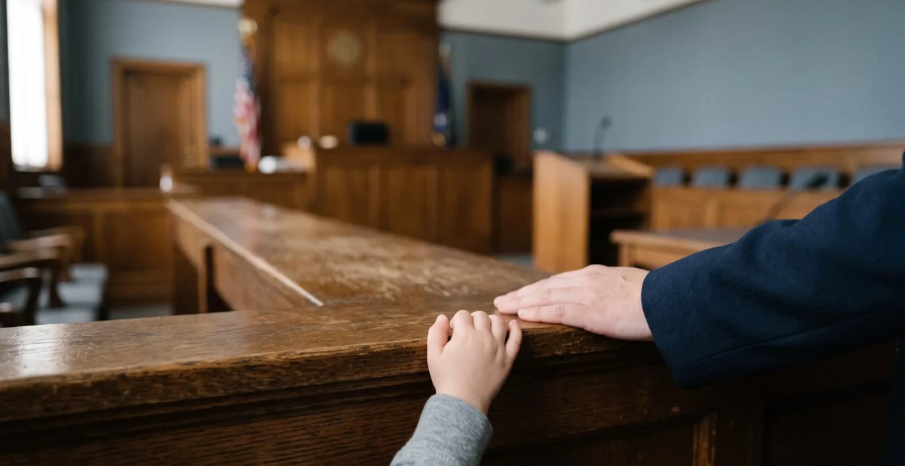 Silhouette symbolique d'un enfant dont la voix est entendue au sein d'une procédure judiciaire familiale