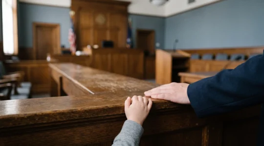 Silhouette symbolique d'un enfant dont la voix est entendue au sein d'une procédure judiciaire familiale