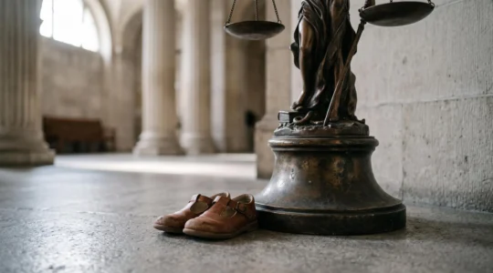 Illustration symbolique représentant la protection juridique de l'enfant en France, entre justice et enfance